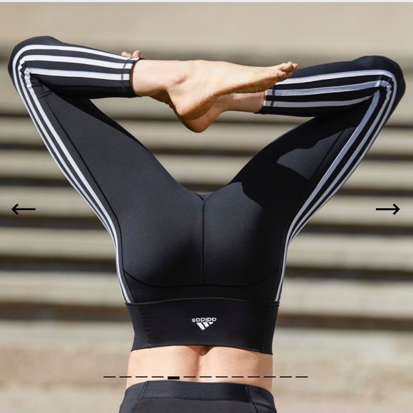 ADIDAS LEGGINGS TREFOIL BLACK/WHITE LEGGINGS - Picture 11 of 16
